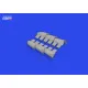 Eduard 632189 1/32 Hurricane Mk.II exhaust fishtail PRINT Brassin for Aircraft