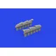 Eduard 632189 1/32 Hurricane Mk.II exhaust fishtail PRINT Brassin for Aircraft