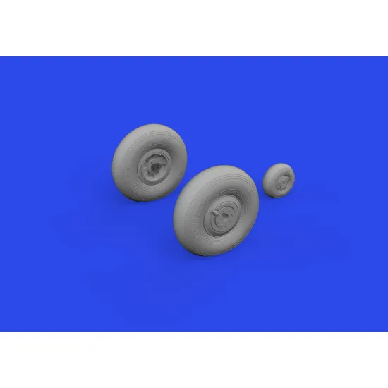 Eduard 632190 1/32 Hurricane Mk.II wheels Brassin for Aircraft