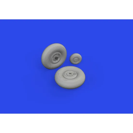 Eduard 632190 1/32 Hurricane Mk.II wheels Brassin for Aircraft