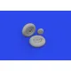 Eduard 632190 1/32 Hurricane Mk.II wheels Brassin for Aircraft