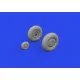 Eduard 632190 1/32 Hurricane Mk.II wheels Brassin for Aircraft