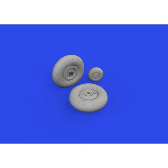 Eduard 632190 1/32 Hurricane Mk.II wheels Brassin for Aircraft