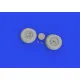 Eduard 632190 1/32 Hurricane Mk.II wheels Brassin for Aircraft