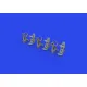 Eduard 632191 1/32 Luftwaffe rudder pedals PRINT Brassin for Aircraft