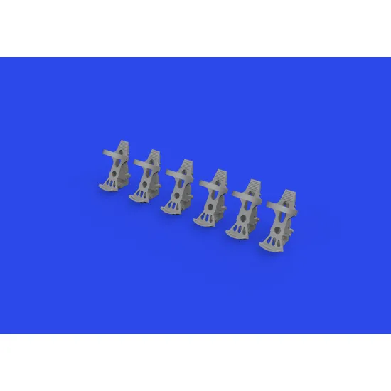 Eduard 632191 1/32 Luftwaffe rudder pedals PRINT Brassin for Aircraft