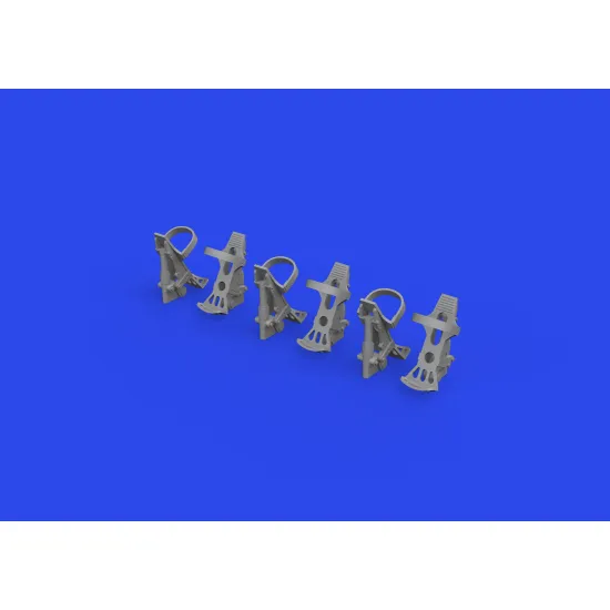 Eduard 632191 1/32 Luftwaffe rudder pedals PRINT Brassin for Aircraft