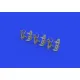 Eduard 632191 1/32 Luftwaffe rudder pedals PRINT Brassin for Aircraft