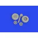 Eduard 632195 1/32 Spitfire Mk.Ia wheels Brassin for Aircraft