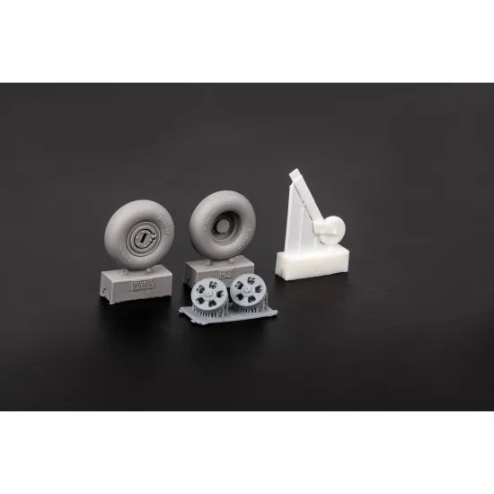 Eduard 632195 1/32 Spitfire Mk.Ia wheels Brassin for Aircraft