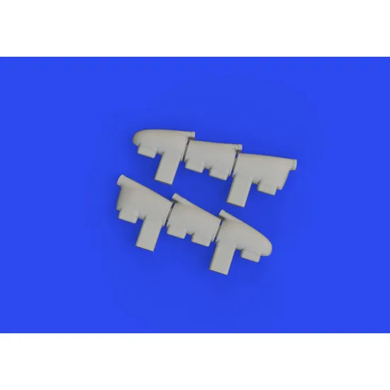 Eduard 632196 1/32 Spitfire Mk.Ia exhaust stacks PRINT Brassin for Aircraft