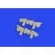 Eduard 632196 1/32 Spitfire Mk.Ia exhaust stacks PRINT Brassin for Aircraft
