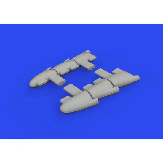 Eduard 632196 1/32 Spitfire Mk.Ia exhaust stacks PRINT Brassin for Aircraft