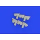 Eduard 632196 1/32 Spitfire Mk.Ia exhaust stacks PRINT Brassin for Aircraft