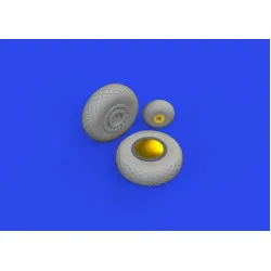 Eduard 632197 1/32 A-20G wheels Brassin for Aircraft