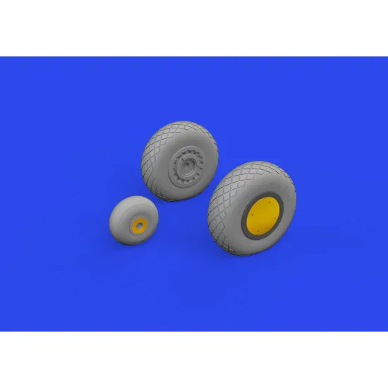 Eduard 632197 1/32 A-20G wheels Brassin for Aircraft