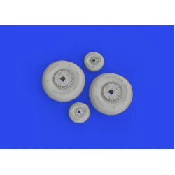 Eduard 632198 1/32 MC.202 wheels Brassin for Aircraft