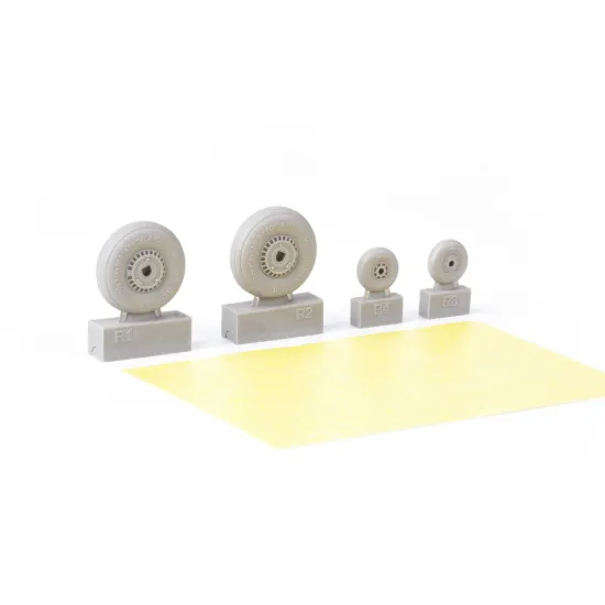 Eduard 632198 1/32 MC.202 wheels Brassin for Aircraft