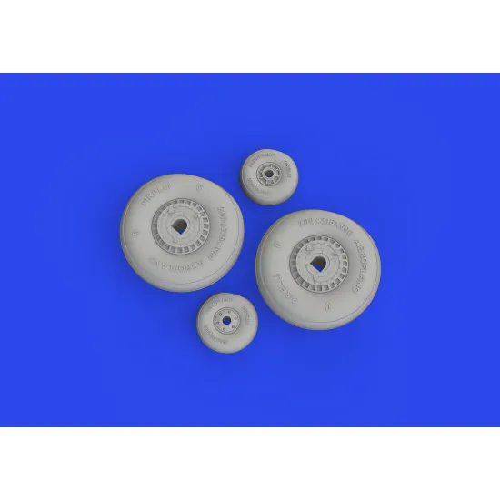 Eduard 632198 1/32 MC.202 wheels Brassin for Aircraft