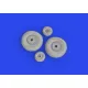 Eduard 632198 1/32 MC.202 wheels Brassin for Aircraft