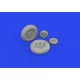 Eduard 632198 1/32 MC.202 wheels Brassin for Aircraft