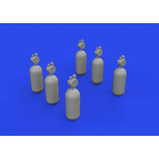 Eduard 632200 1/32 WWII USAAF oxygen cylinder A-6 PRINT Brassin for Aircraft