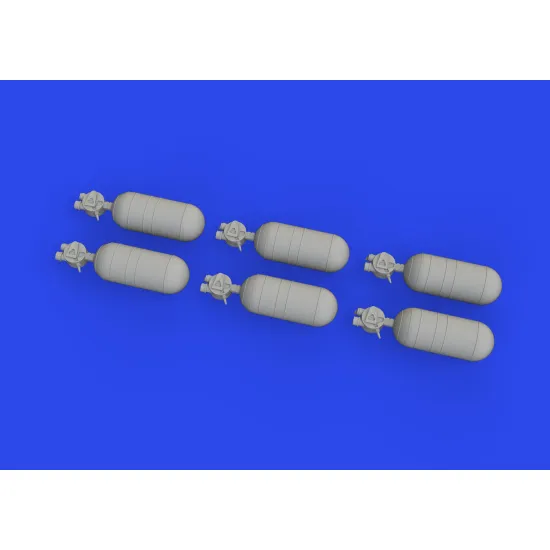 Eduard 632200 1/32 WWII USAAF oxygen cylinder A-6 PRINT Brassin for Aircraft