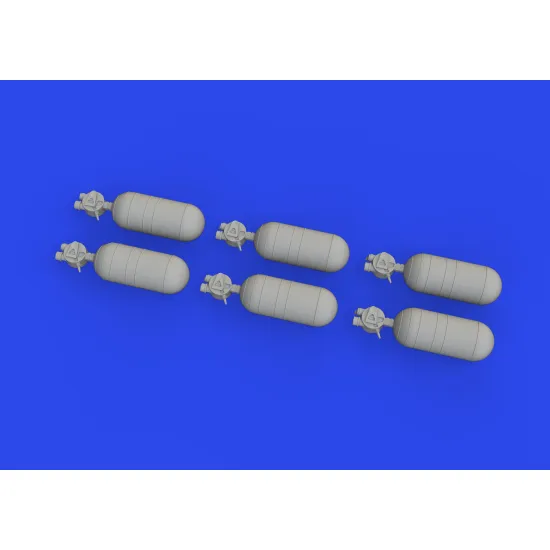 Eduard 632200 1/32 WWII USAAF oxygen cylinder A-6 PRINT Brassin for Aircraft