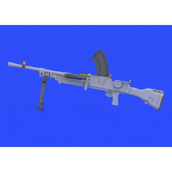 Eduard 635003 1/35 WWII British Machine Gun - Bren Mk.I w/2 Types of Magazines Brassin for AFV