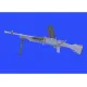 Eduard 635003 1/35 WWII British Machine Gun - Bren Mk.I w/2 Types of Magazines Brassin for AFV