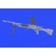 Eduard 635003 1/35 WWII British Machine Gun - Bren Mk.I w/2 Types of Magazines Brassin for AFV