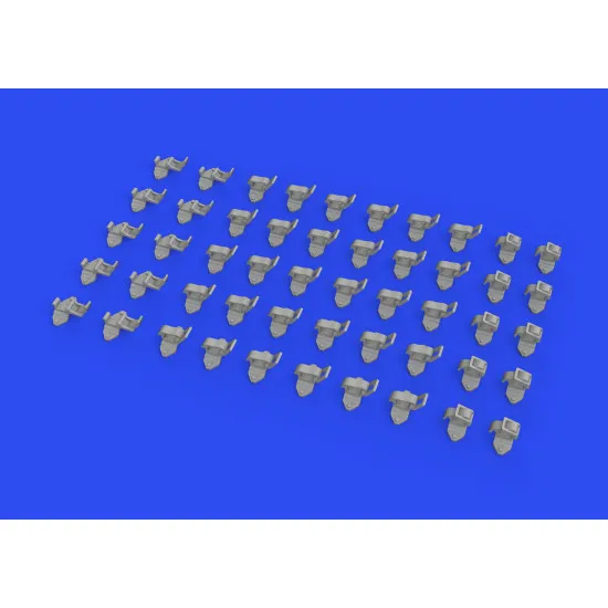 Eduard 635017 1/35 WWII German clamps Type 1 PRINT Brassin for AFV
