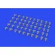 Eduard 635017 1/35 WWII German clamps Type 1 PRINT Brassin for AFV