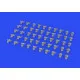 Eduard 635017 1/35 WWII German clamps Type 1 PRINT Brassin for AFV