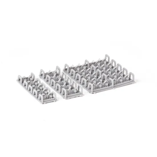 Eduard 635017 1/35 WWII German clamps Type 1 PRINT Brassin for AFV