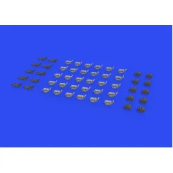 Eduard 635021 1/35 WWII German clamps Type 2 PRINT Brassin for AFV