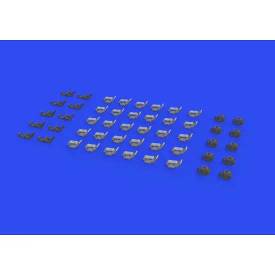 Eduard 635021 1/35 WWII German clamps Type 2 PRINT Brassin for AFV