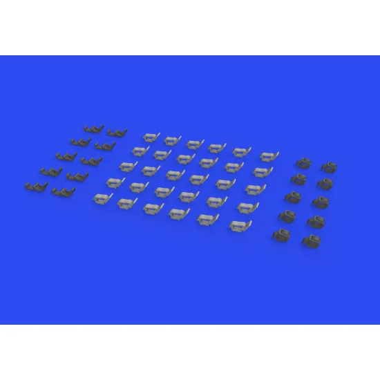 Eduard 635021 1/35 WWII German clamps Type 2 PRINT Brassin for AFV