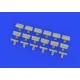 Eduard 635022 1/35 WWII German NOTEK rear lights PRINT Brassin for AFV