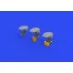 Eduard 635023 1/35 WWII German NOTEK headlights PRINT Brassin for AFV