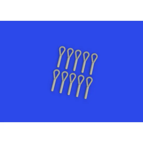 Eduard 635027 1/35 WWII German towing cable eyes PRINT Brassin for AFV