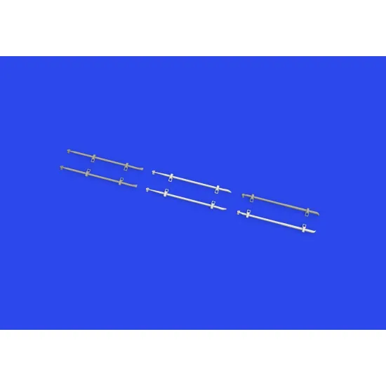 Eduard 635030 1/35 WWII German crowbars PRINT Brassin for AFV