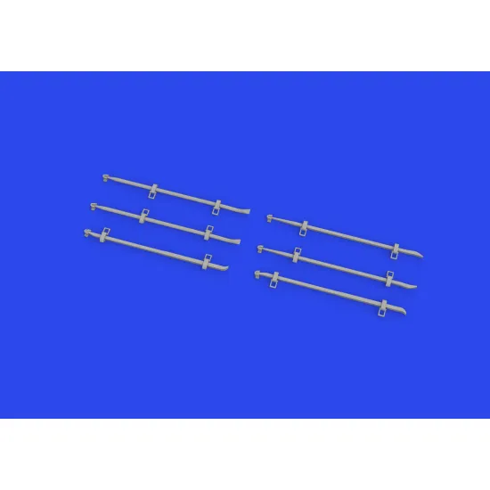 Eduard 635030 1/35 WWII German crowbars PRINT Brassin for AFV