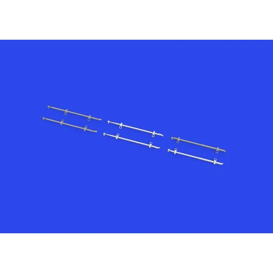 Eduard 635030 1/35 WWII German crowbars PRINT Brassin for AFV