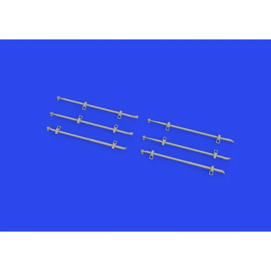 Eduard 635030 1/35 WWII German crowbars PRINT Brassin for AFV