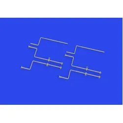 Eduard 635031 1/35 WWII German starter crank handles PRINT Brassin for AFV