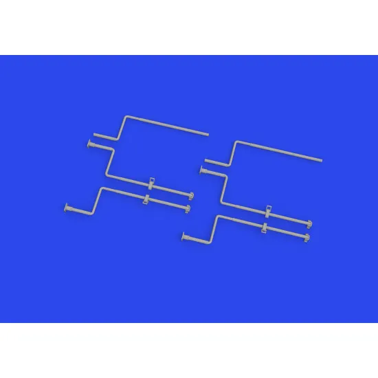 Eduard 635031 1/35 WWII German starter crank handles PRINT Brassin for AFV