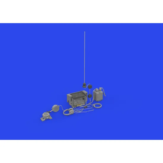 Eduard 635035 1/35 Sd.Kfz. 251/1 Ausf. C radio equipment dark yellow PRINT Brassin for AFV