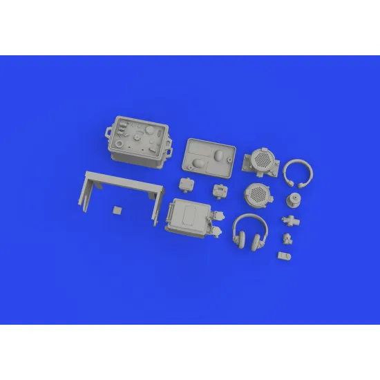 Eduard 635035 1/35 Sd.Kfz. 251/1 Ausf. C radio equipment dark yellow PRINT Brassin for AFV