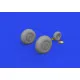 Eduard 648011 1/48 F-16 late wheels Brassin for Aircraft
